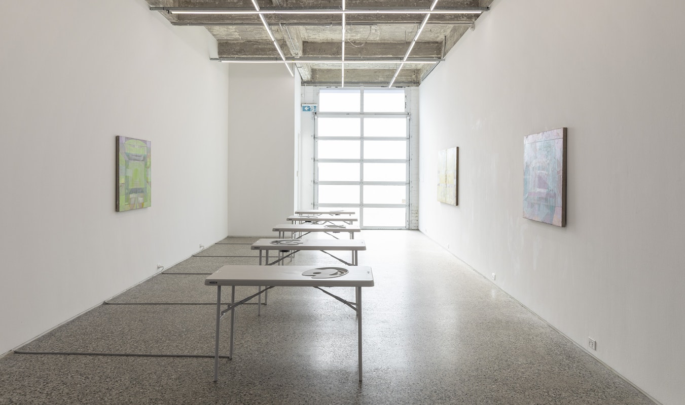 Jordan Halsall, installation view, Force Feeder, Gertrude Glasshouse, Naarm Melbourne, 2026, image courtesy and © the artist, photograph: Christian Capurro