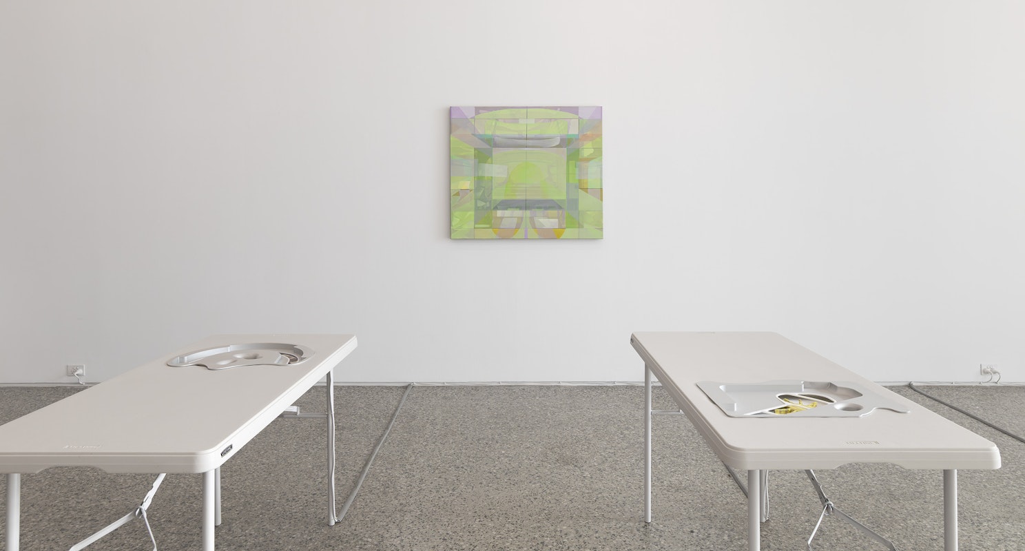 Jordan Halsall, installation view, Force Feeder, Gertrude Glasshouse, Naarm Melbourne, 2026, image courtesy and © the artist, photograph: Christian Capurro