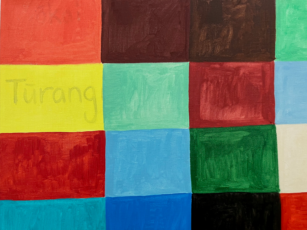 Renee Cosgrave, work in progress, 2026, oil on canvas. Copyright and courtesy the artist. Image: Renee Cosgrave