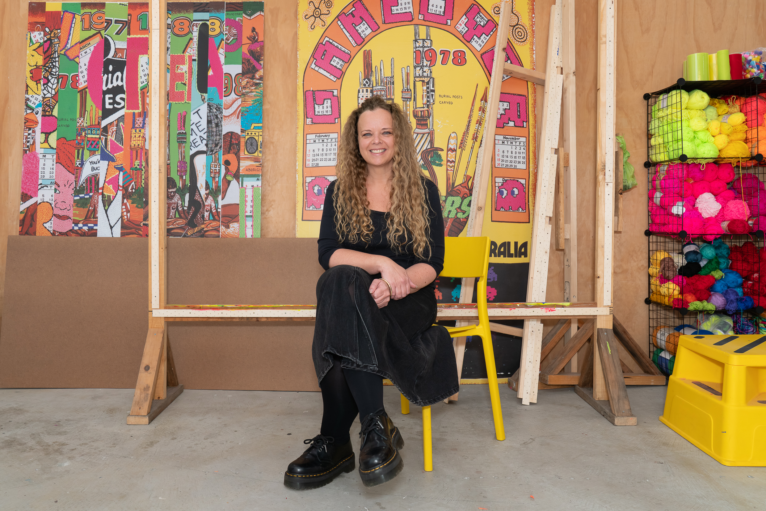 Studio Portrait of Kait James. Photo by Machiko Abe. Courtesy of NAVA.