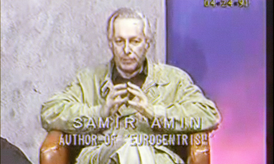 Tarik Ahlip, 9 Minutes with Samir Amin, 2026, single channel film, duration 9 minutes. Courtesy of the artist.