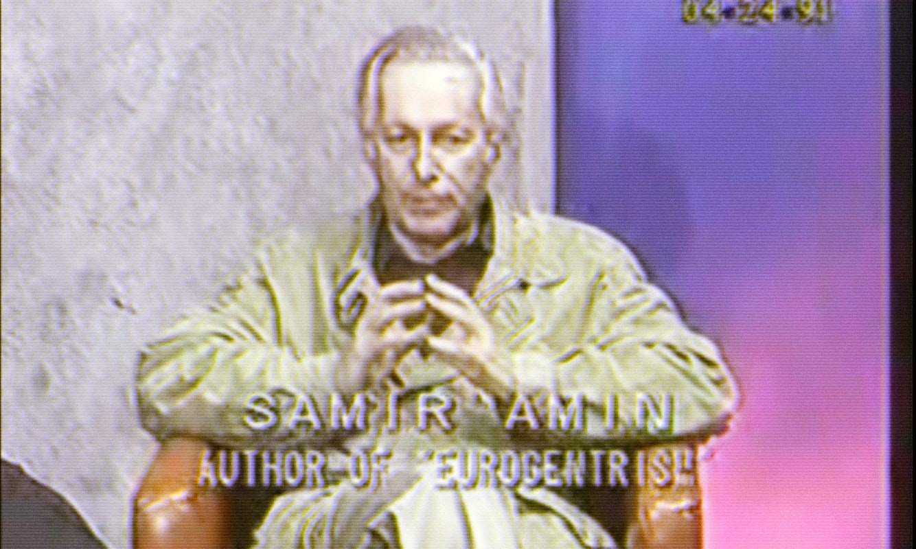 Tarik Ahlip, 9 Minutes with Samir Amin, 2026, single channel film, duration 9 minutes. Courtesy of the artist.
