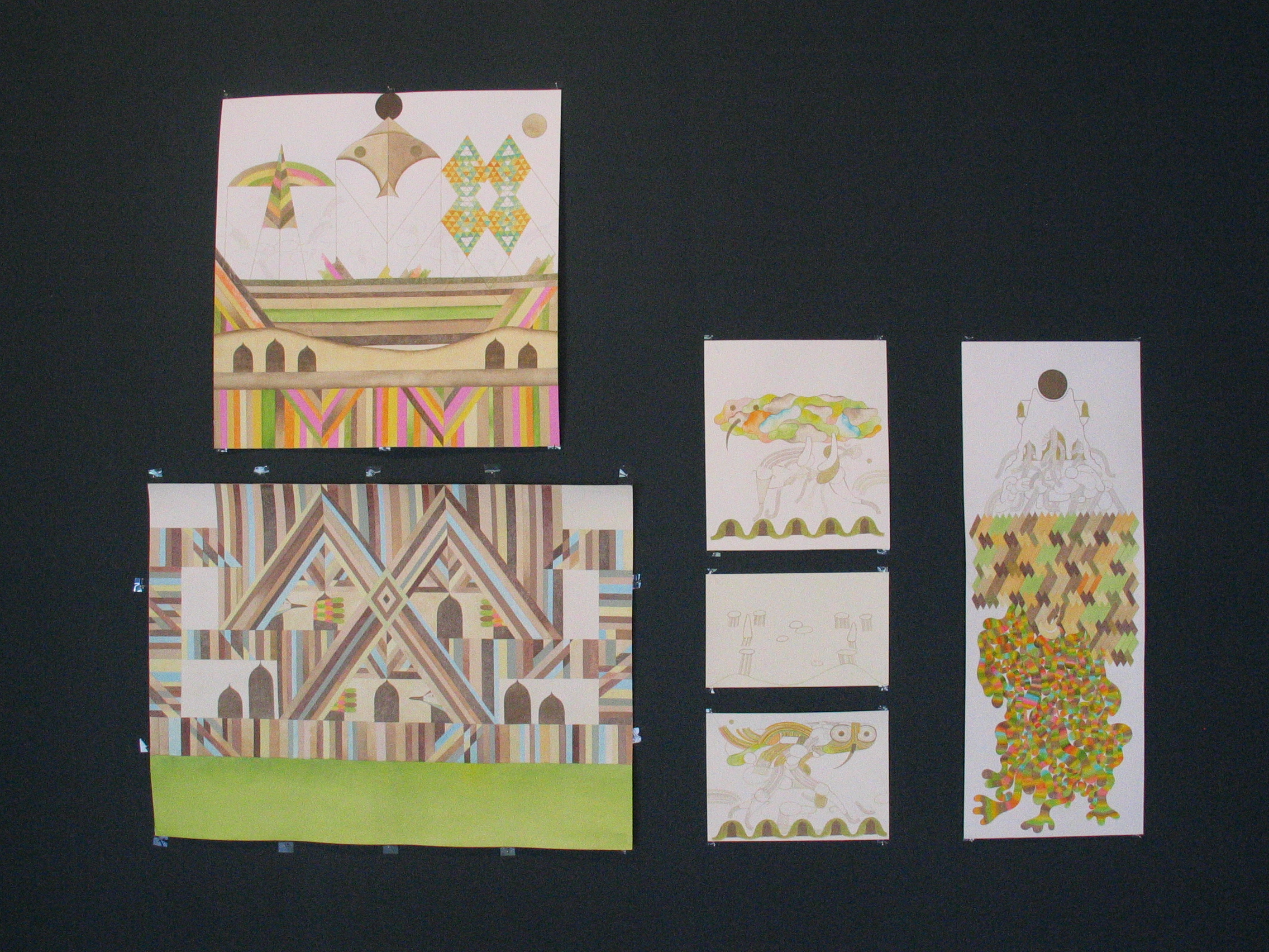 Installation view of Josh Petherick in Otherworld, curated by Jeff Khan and Ulanda Blair, 2005. Image Courtesy of Gertrude Archive.