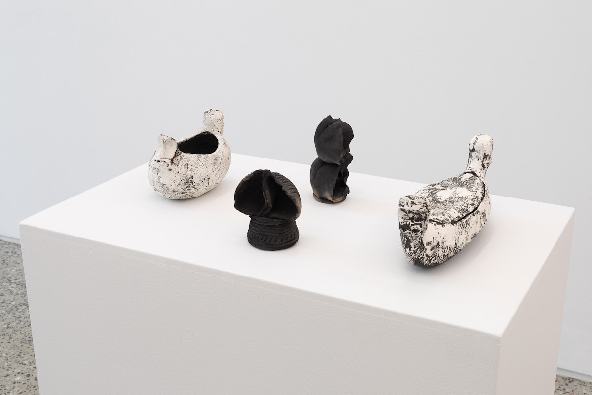Installation view of Renee Cosgrave & Maia Kreisler, Waiho i te toipoto (keep close together), Gertrude Glasshouse, Naarm Melbourne, 2026, image courtesy and © the artists, photograph: Christian Capurro