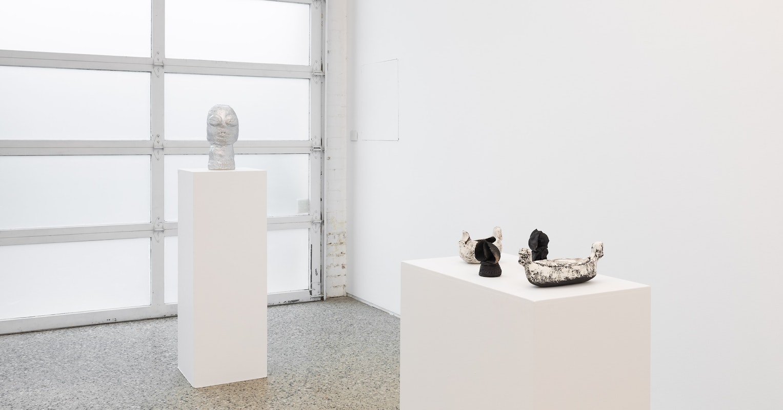 Installation view of Renee Cosgrave & Maia Kreisler, Waiho i te toipoto (keep close together), Gertrude Glasshouse, Naarm Melbourne, 2026, image courtesy and © the artists, photograph: Christian Capurro