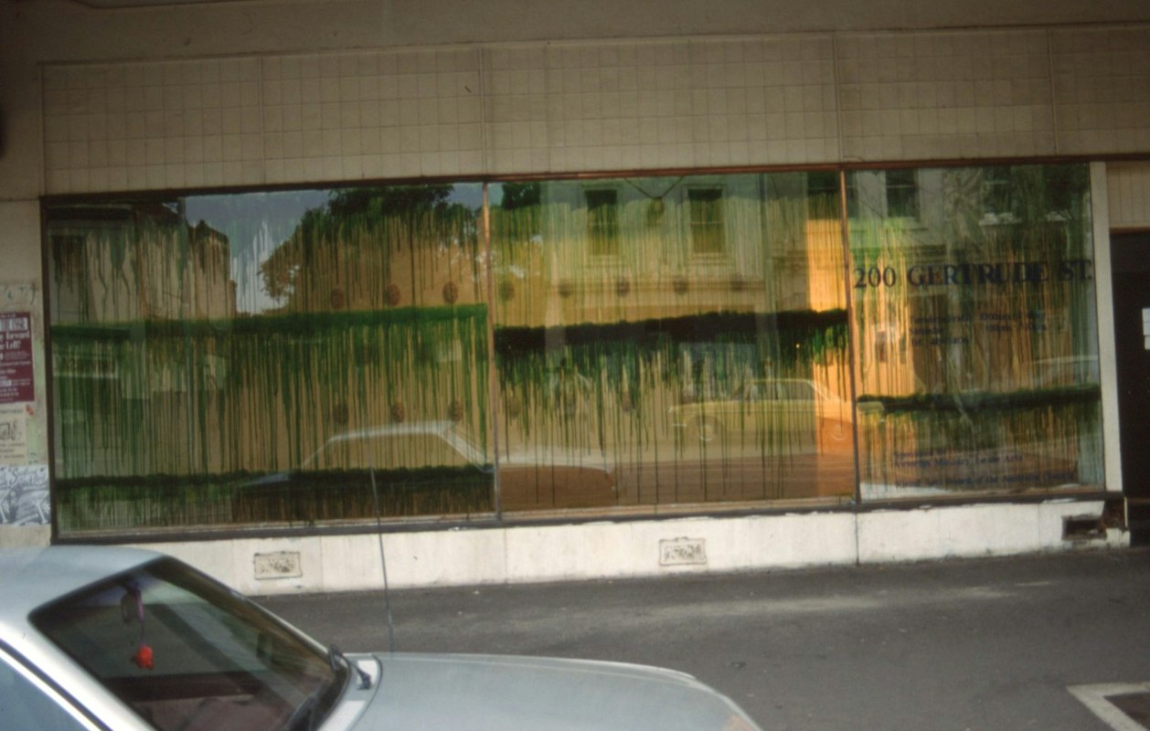 Installation view of Sue Pedley, the interdial zone, 1991. Photo courtesy of Gertrude Archive.