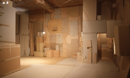 Installation view of Colin Duncan, Cave, 1992. Photo courtesy of Gertrude Archive.