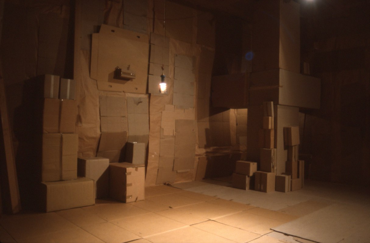 Installation view of Colin Duncan, Cave, 1992. Photo courtesy of Gertrude Archive.