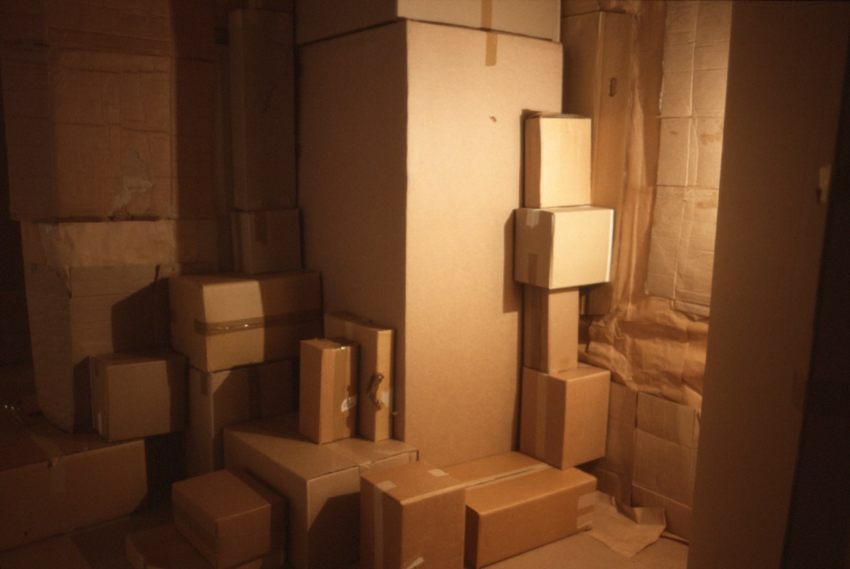 Installation view of Colin Duncan, Cave, 1992. Photo courtesy of Gertrude Archive.