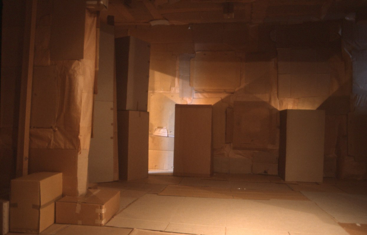 Installation view of Colin Duncan, Cave, 1992. Photo courtesy of Gertrude Archive.