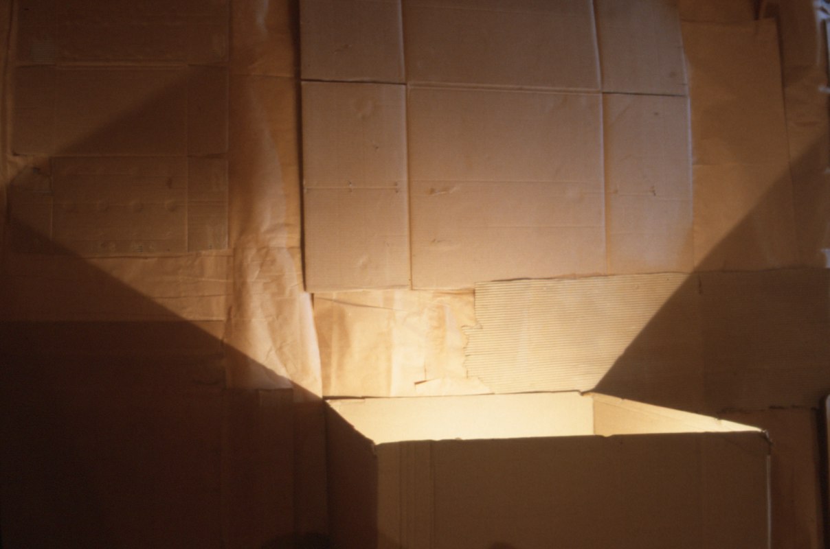 Installation view of Colin Duncan, Cave, 1992. Photo courtesy of Gertrude Archive.