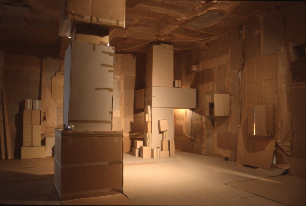 Installation view of Colin Duncan, Cave, 1992. Photo courtesy of Gertrude Archive.