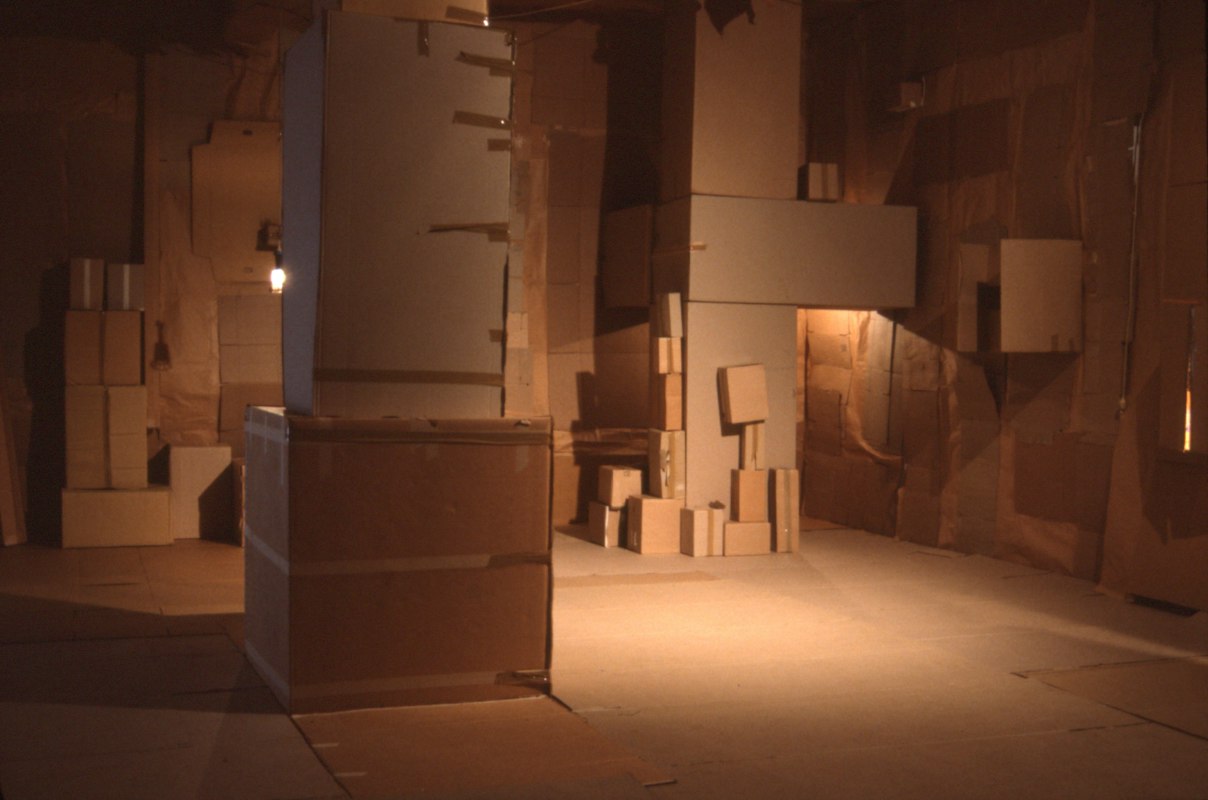 Installation view of Colin Duncan, Cave, 1992. Photo courtesy of Gertrude Archive.