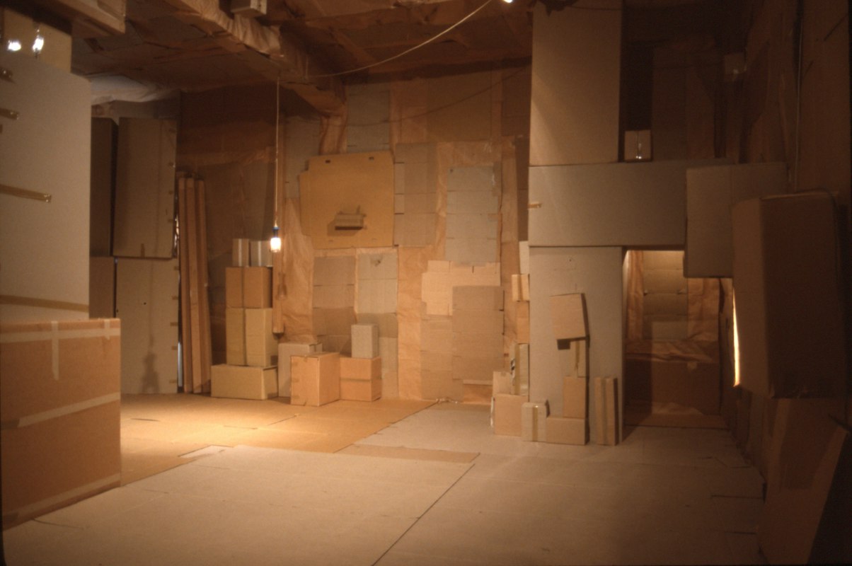 Installation view of Colin Duncan, Cave, 1992. Photo courtesy of Gertrude Archive.