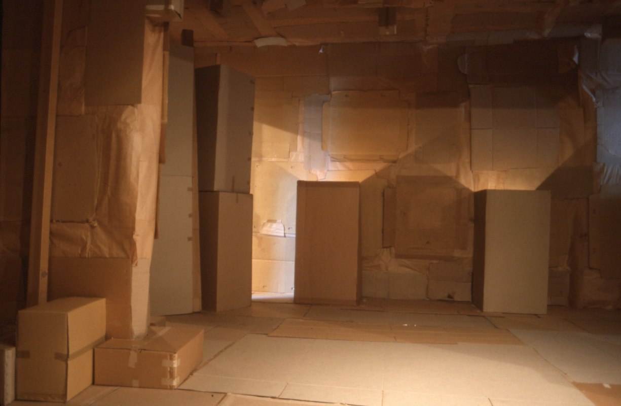 Installation view of Colin Duncan, Cave, 1992. Photo courtesy of Gertrude Archive.