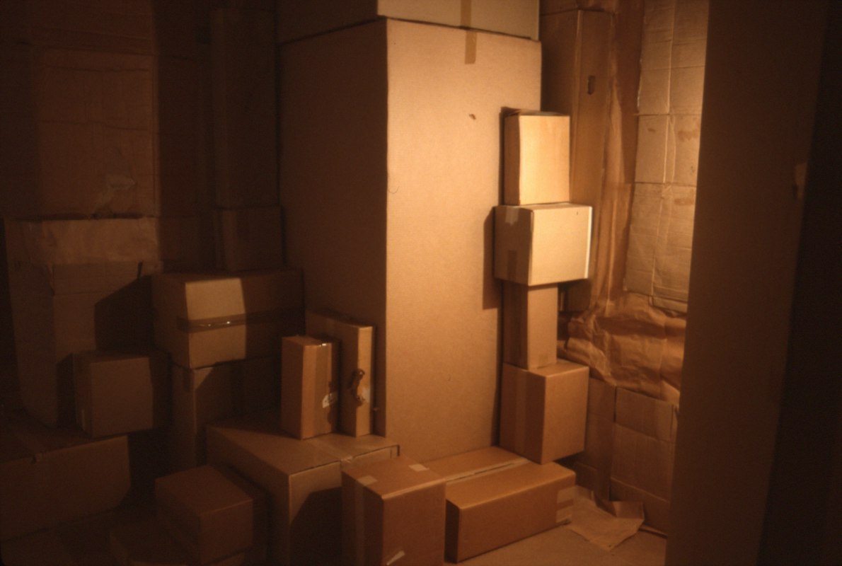 Installation view of Colin Duncan, Cave, 1992. Photo courtesy of Gertrude Archive.