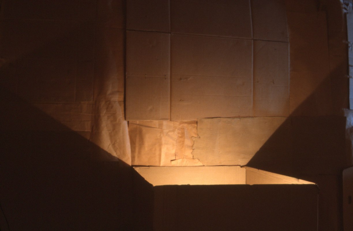 Installation view of Colin Duncan, Cave, 1992. Photo courtesy of Gertrude Archive.