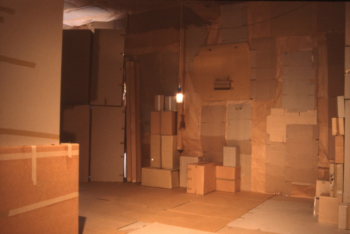 Installation view of Colin Duncan, Cave, 1992. Photo courtesy of Gertrude Archive.