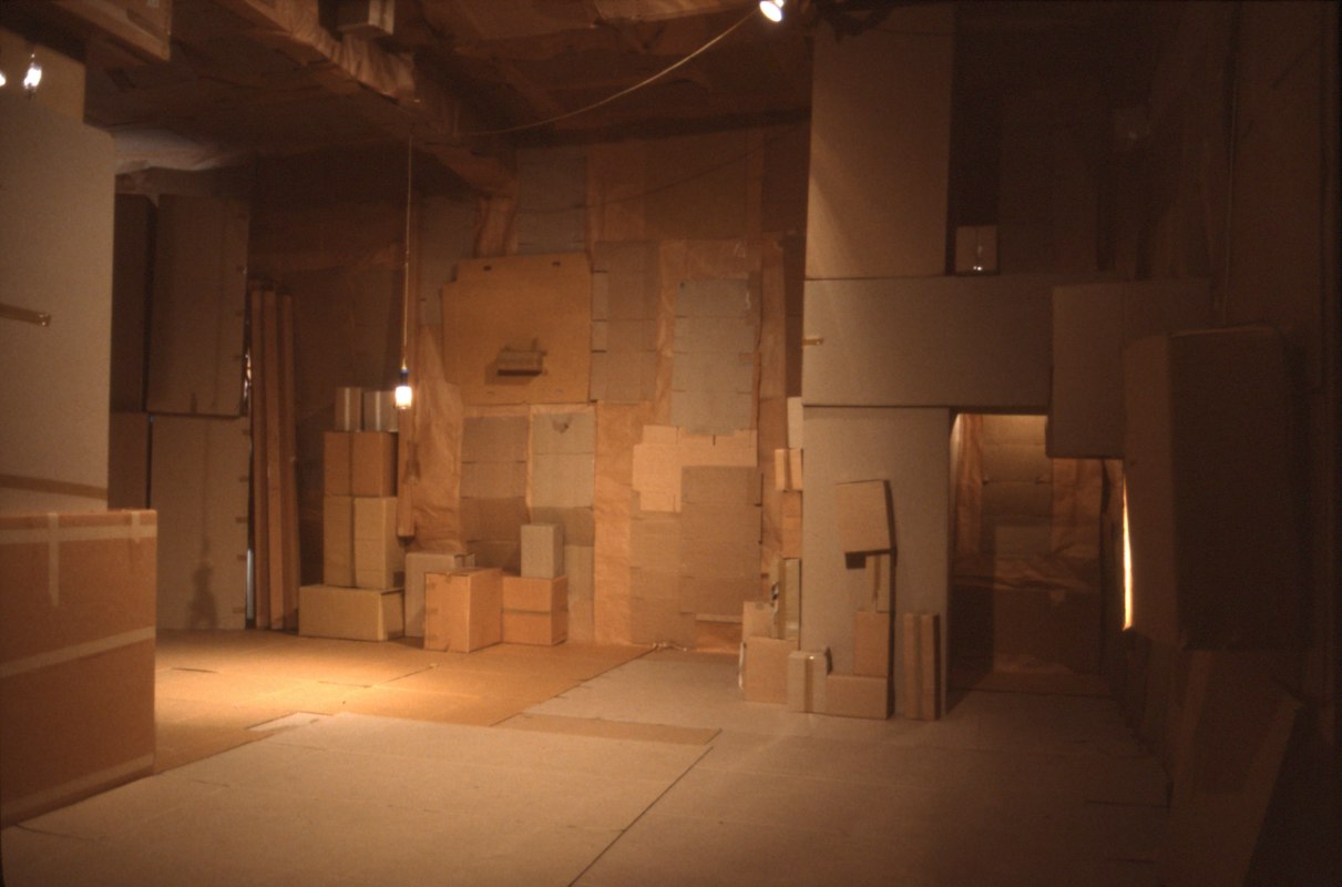Installation view of Colin Duncan, Cave, 1992. Photo courtesy of Gertrude Archive.