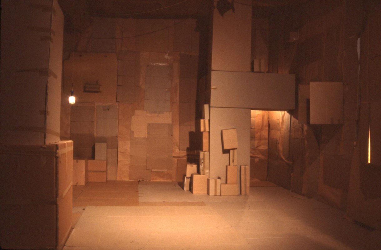 Installation view of Colin Duncan, Cave, 1992. Photo courtesy of Gertrude Archive.