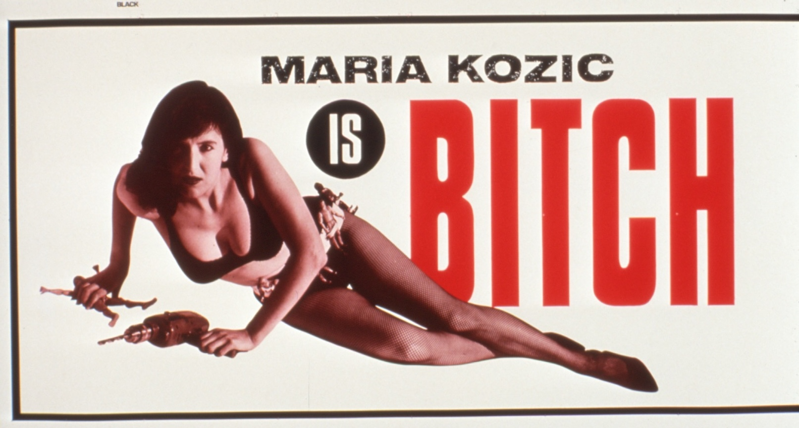 Maria Kozic in Add Magic, Curated by Denise Robinson, 1990. Presented offsite by 200 Gertrude Street. Image courtesy of Gertrude Archives.