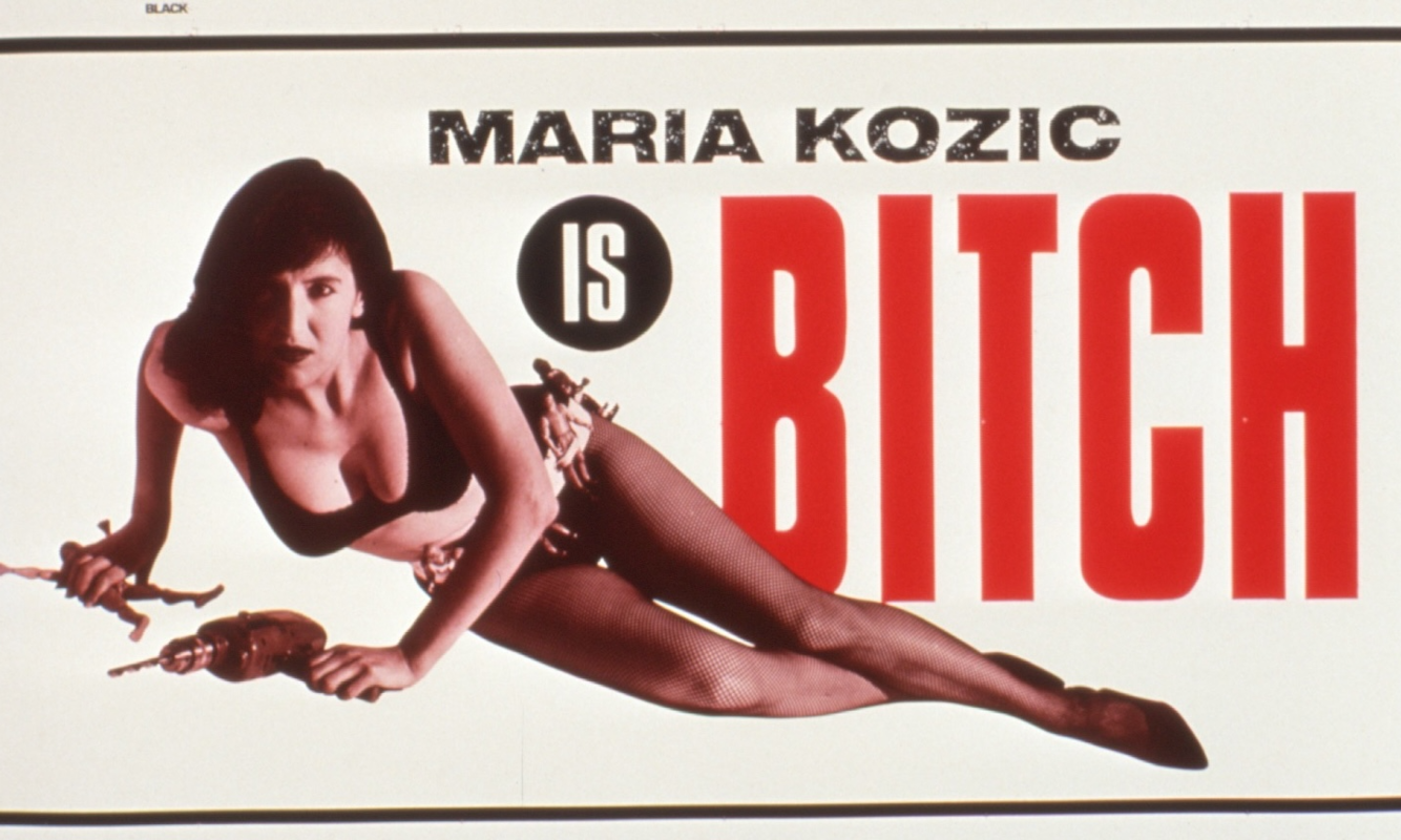 Maria Kozic in Add Magic, Curated by Denise Robinson, 1990. Presented offsite by 200 Gertrude Street. Image courtesy of Gertrude Archives.
