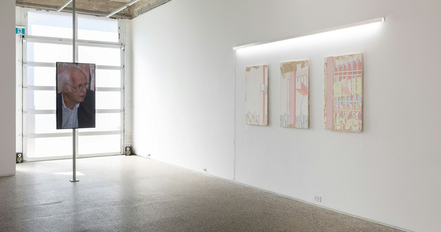 Installation view of Tarik Ahlip, Feast of the Compradors, Gertrude Glasshouse, Naarm Melbourne, 2026, image courtesy and © the artists, photograph: Christian Capurro.
