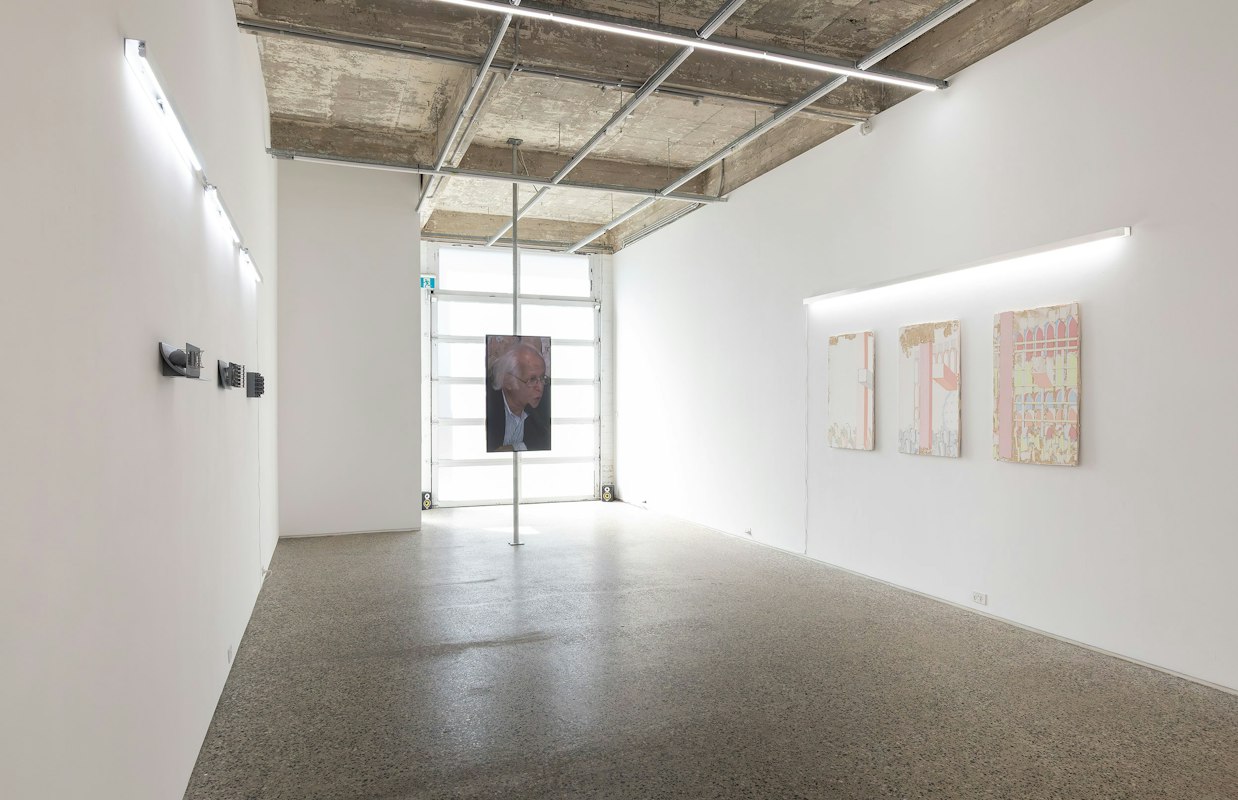 Installation view of Tarik Ahlip, Feast of the Compradors, Gertrude Glasshouse, Naarm Melbourne, 2026, image courtesy and © the artists, photograph: Christian Capurro.