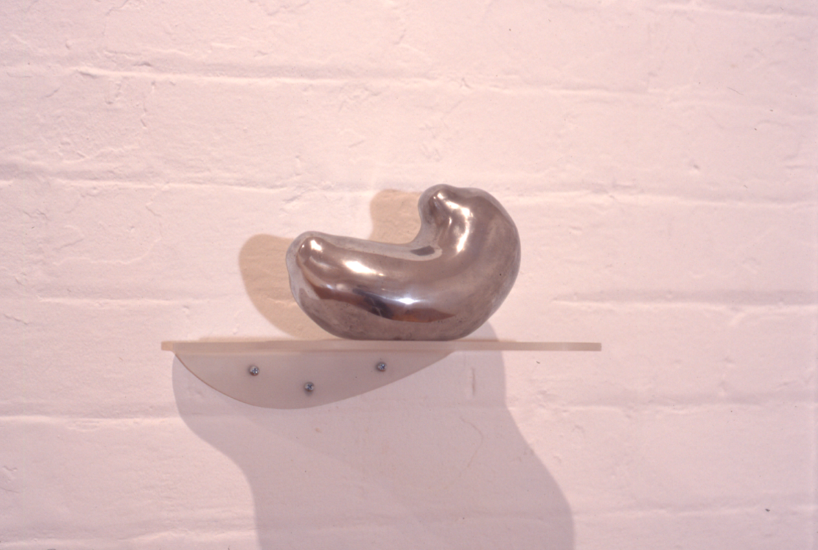 Lyndal Jefferies, Spasm, 1996, cast aluminium. Photo courtesy of Gertrude Archive