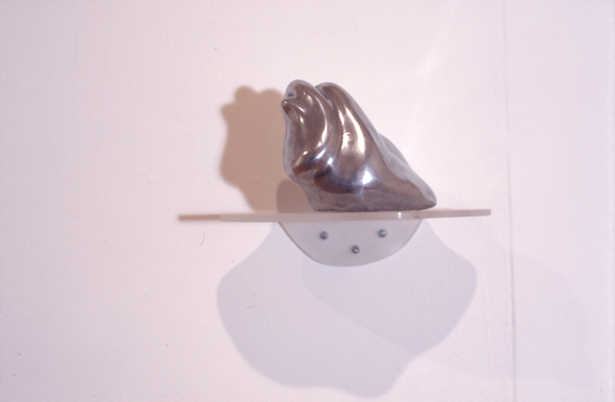 Lyndal Jefferies, Shunt, 1996, cast aluminium. Photo courtesy of Gertrude Archive