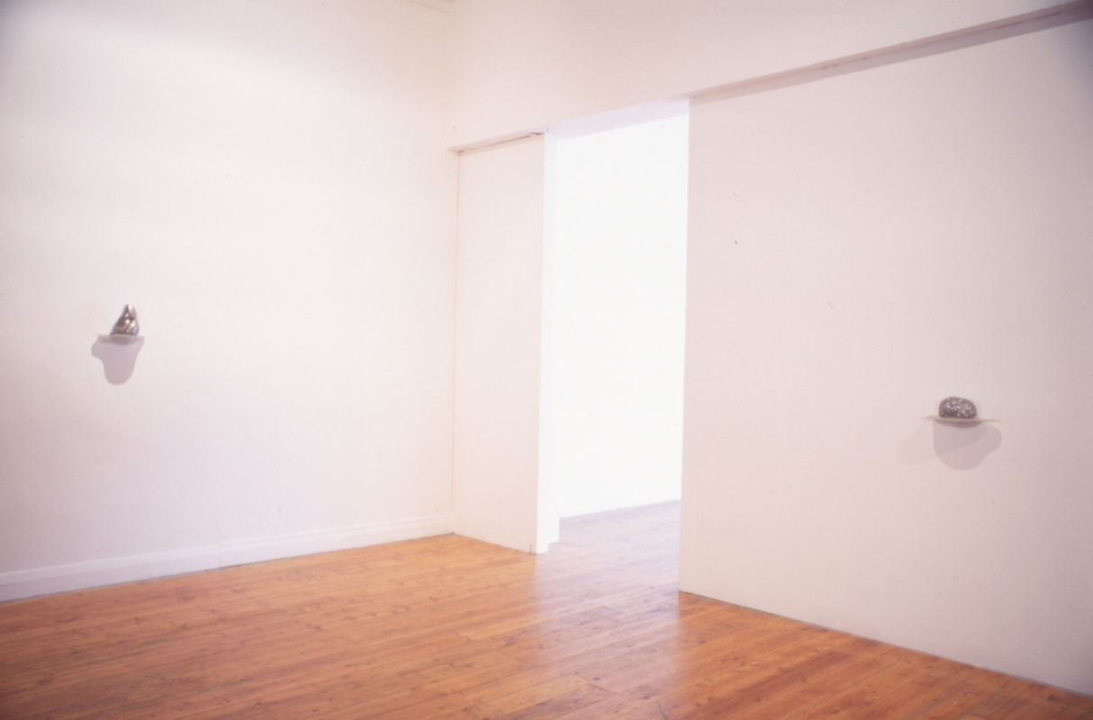 Installation view of Lyndal Jefferies amorphous organ, 1996. Photo courtesy of Gertrude Archive
