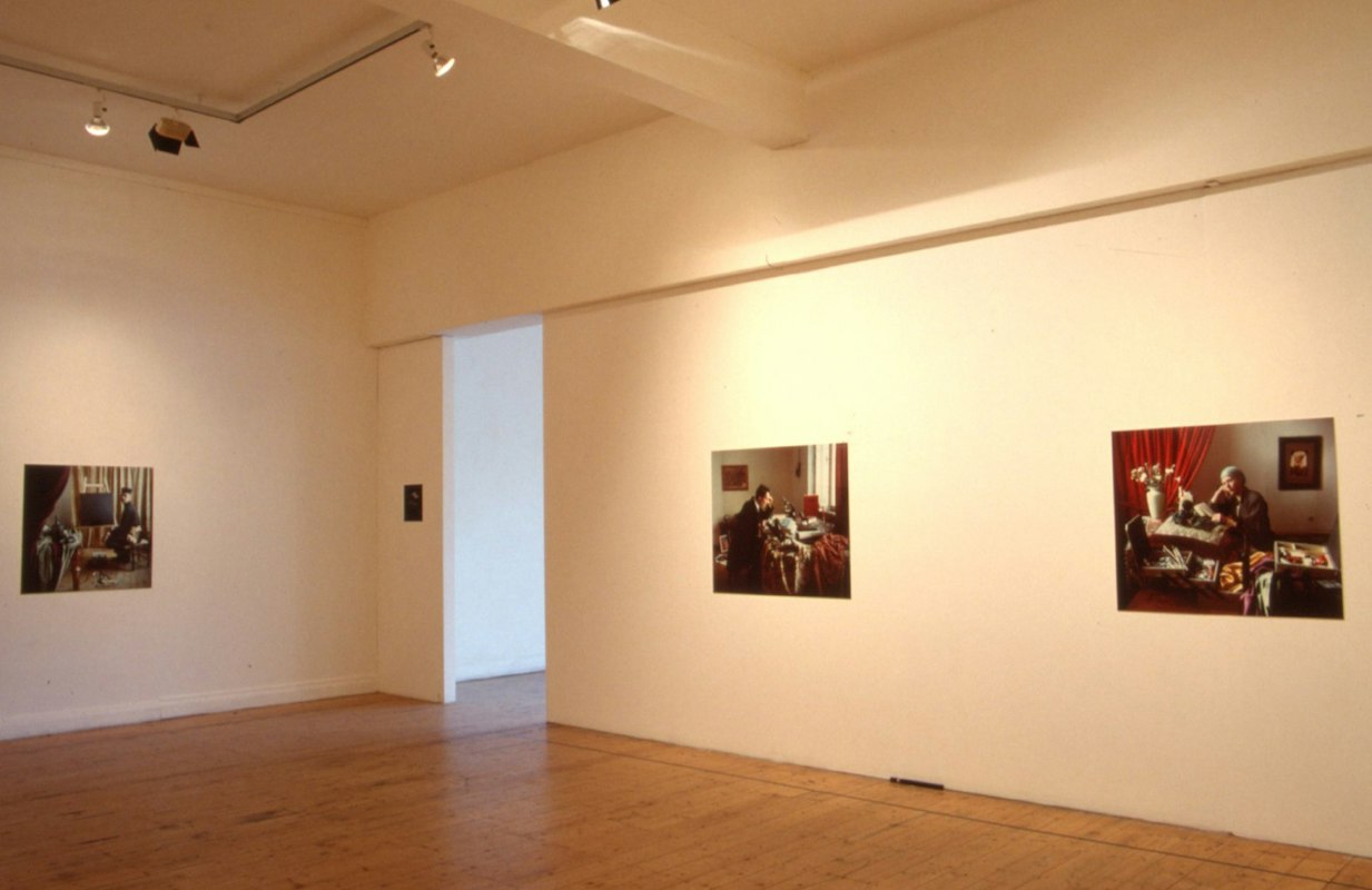 Anne Zahalka, Resemblance I and II, installation view, 1988, 200 Gertrude Street, Naarm Melbourne. Photo courtesy of Gertrude Archive.