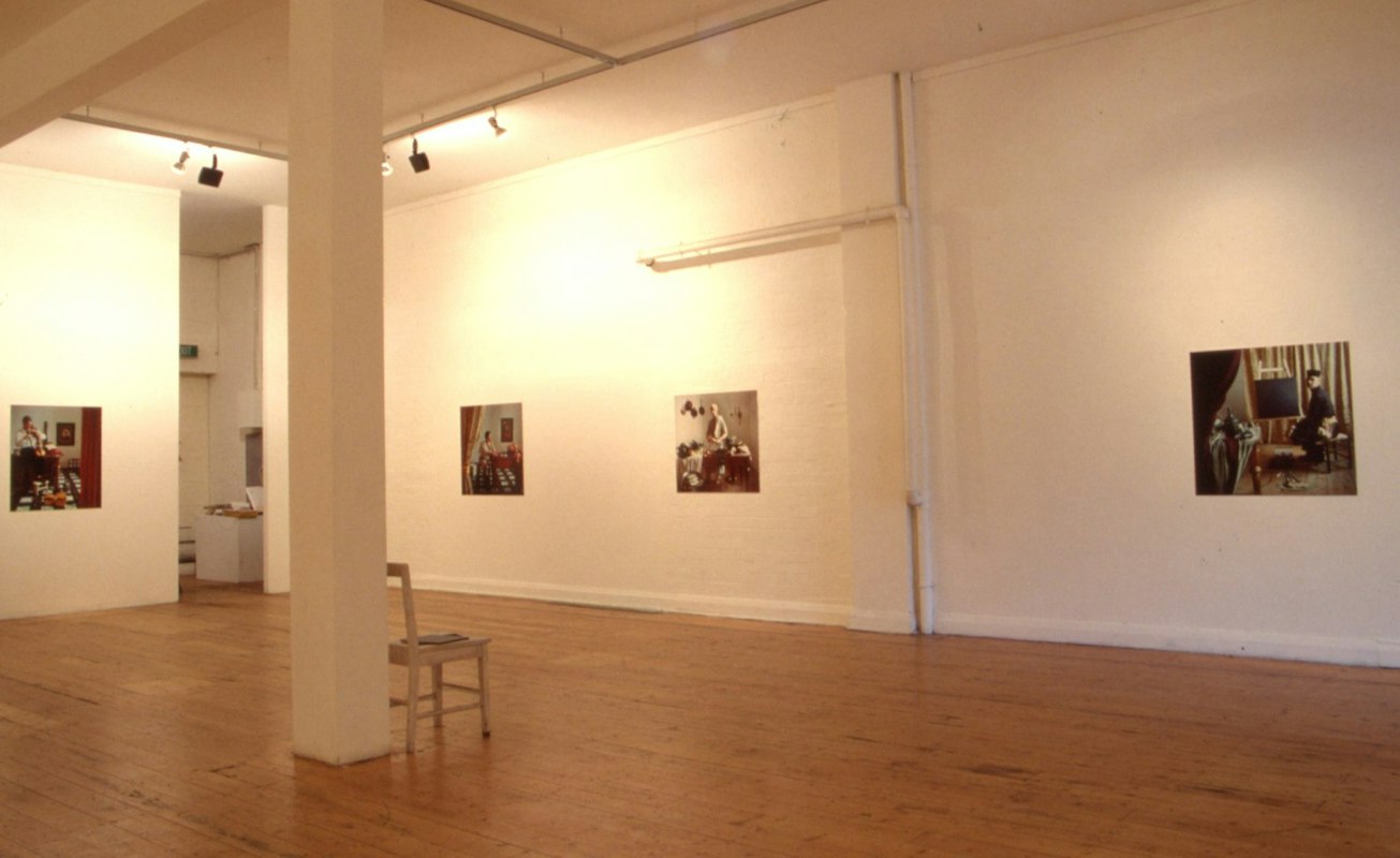 Anne Zahalka, Resemblance I and II, installation view, 1988, 200 Gertrude Street, Naarm Melbourne. Photo courtesy of Gertrude Archive.