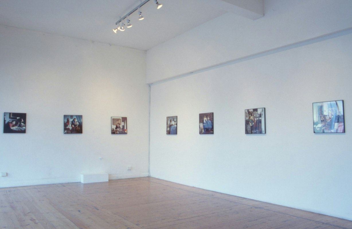 Anne Zahalka, Resemblance I and II, installation view, 1988, 200 Gertrude Street, Naarm Melbourne. Photo courtesy of Gertrude Archive.
