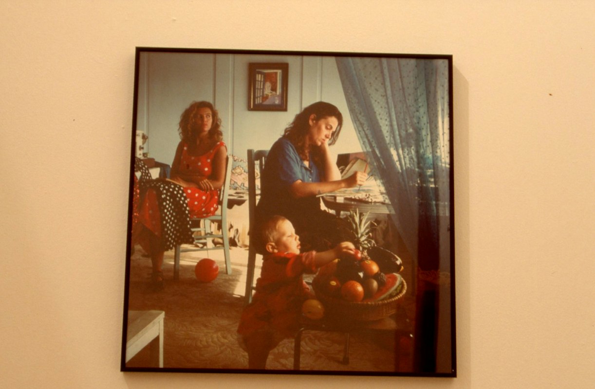 Anne Zahalka, Resemblance I and II, installation view, 1988, 200 Gertrude Street, Naarm Melbourne. Photo courtesy of Gertrude Archive.