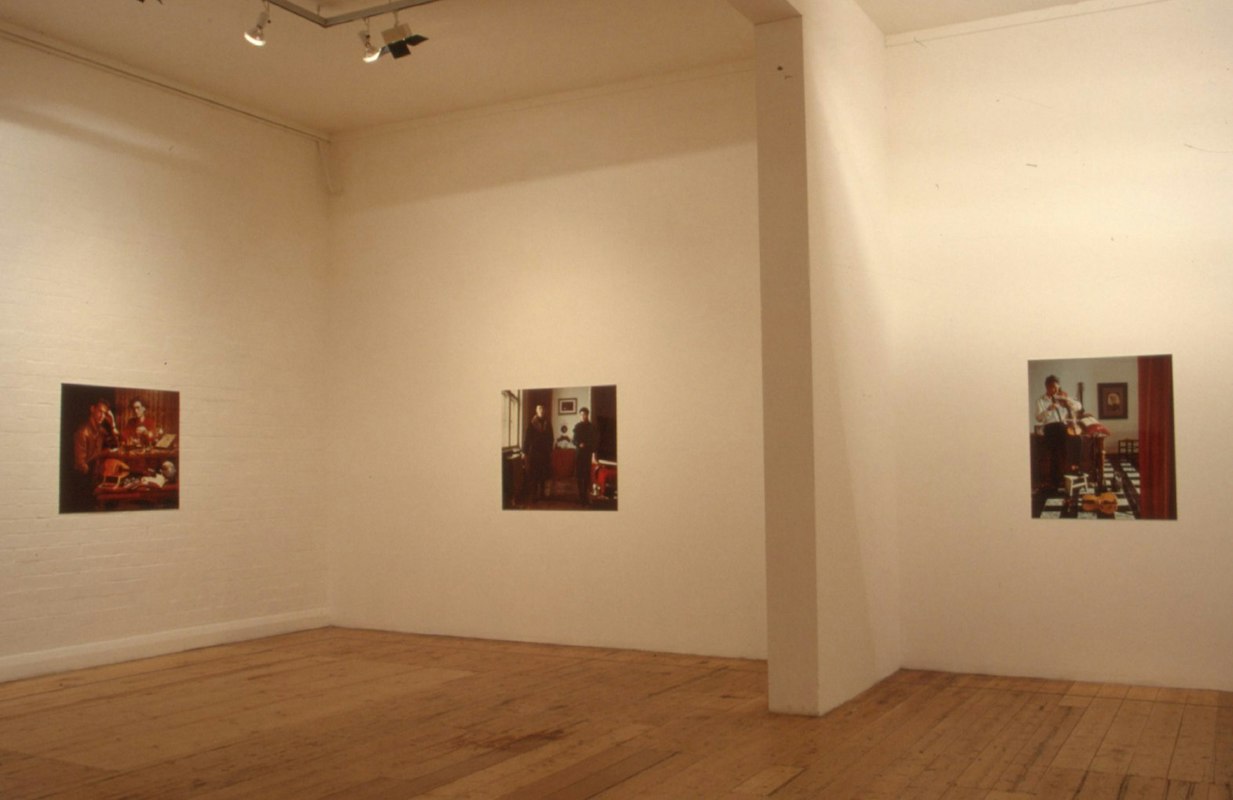 Anne Zahalka, Resemblance I and II, installation view, 1988, 200 Gertrude Street, Naarm Melbourne. Photo courtesy of Gertrude Archive.