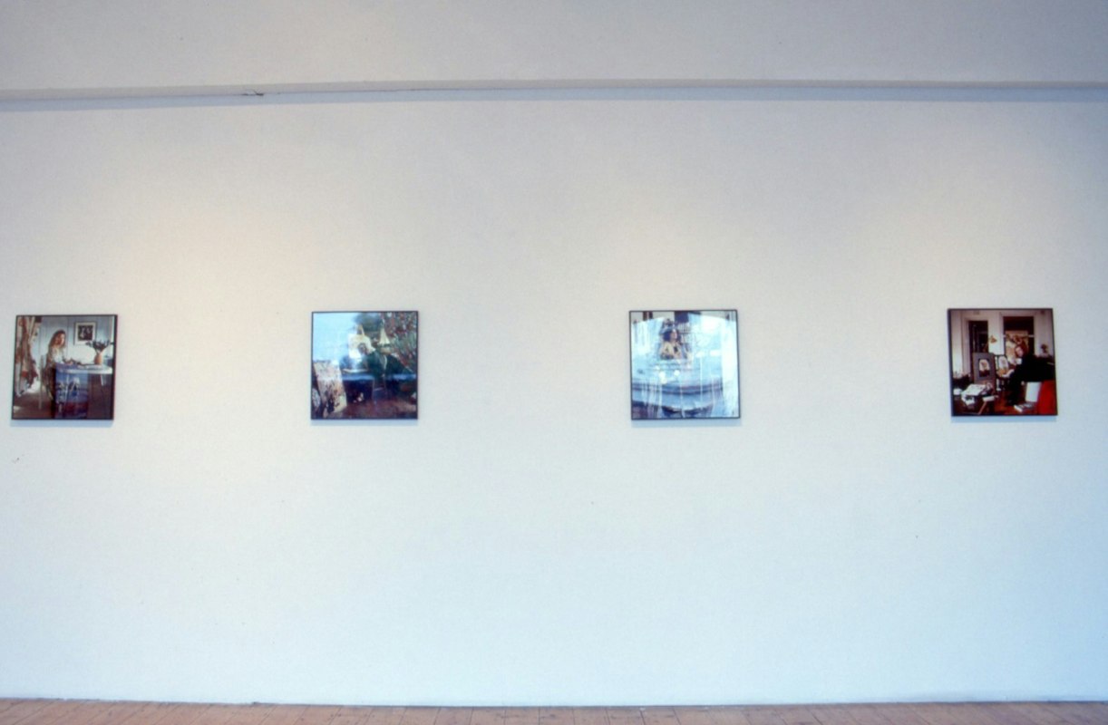 Anne Zahalka, Resemblance I and II, installation view, 1988, 200 Gertrude Street, Naarm Melbourne. Photo courtesy of Gertrude Archive.