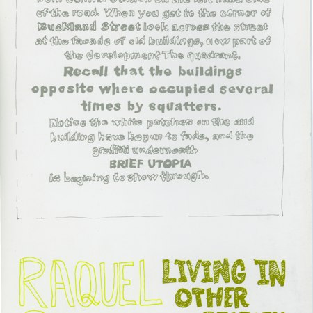 Raquel Ormella, pubication for Living in other people's houses, 2002, digital print, image courtey of Gertrude Contemporary, Naarm Melbourne