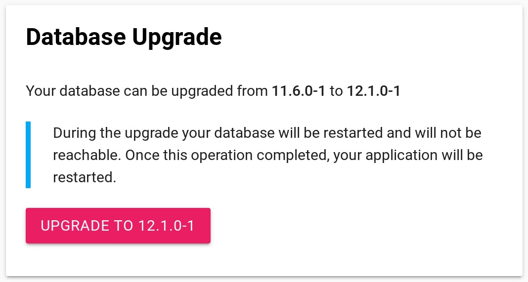 Upgrading to 12