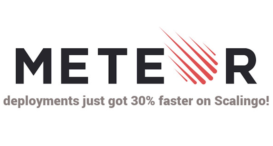 Meteor deployments on Scalingo just got 30% faster