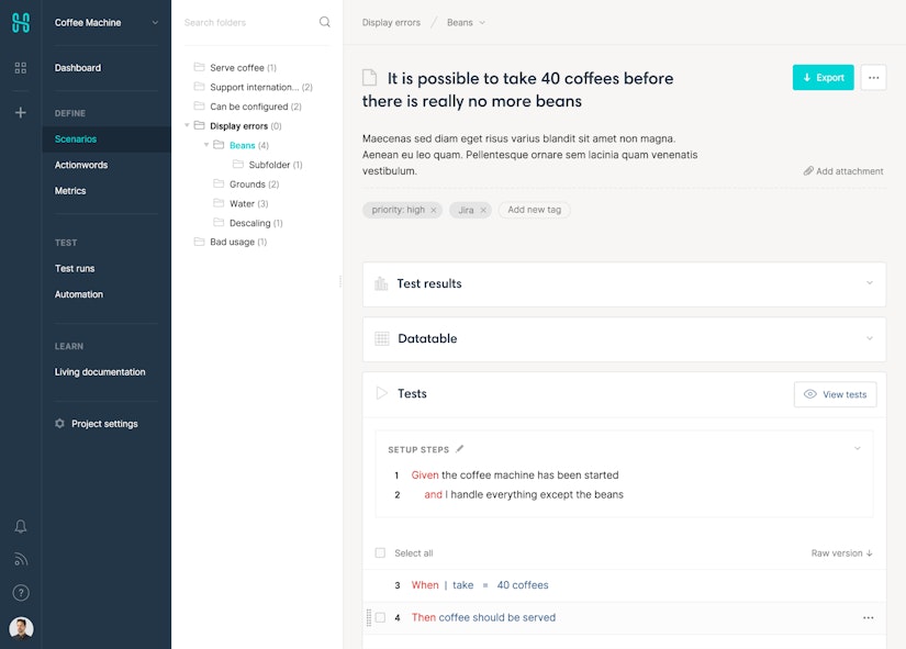 Living Documentation - HipTest Living Documentation - HipTest