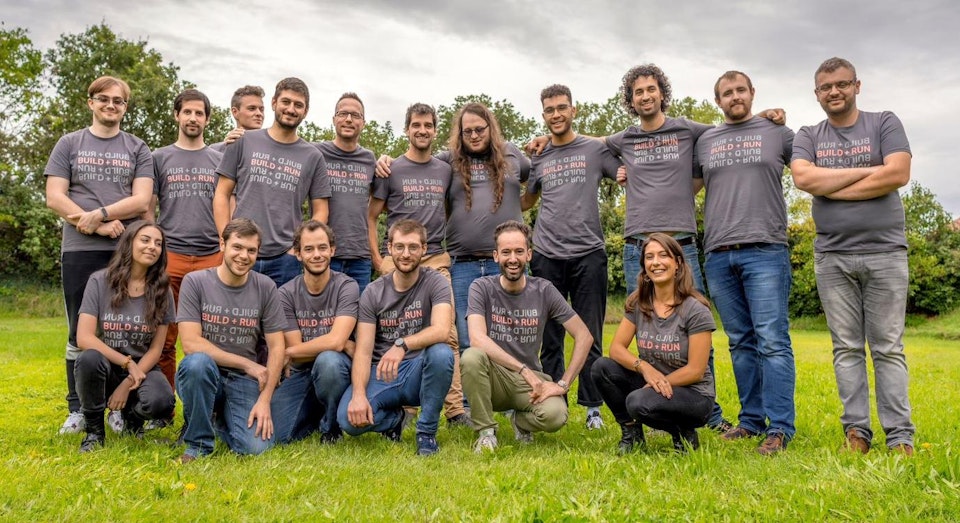 The Scalingo team gathering at the off site meeting