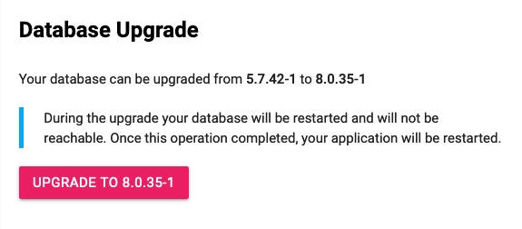 Mettre à jour vers MySQL 8.0