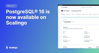 PostgreSQL 16 is now available on Scalingo