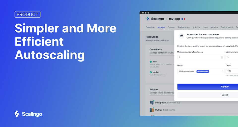 Autoscaling Amélioré chez Scalingo : Encore Plus Simple et Performant