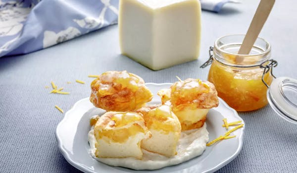 Cheese soufflè con Brigante