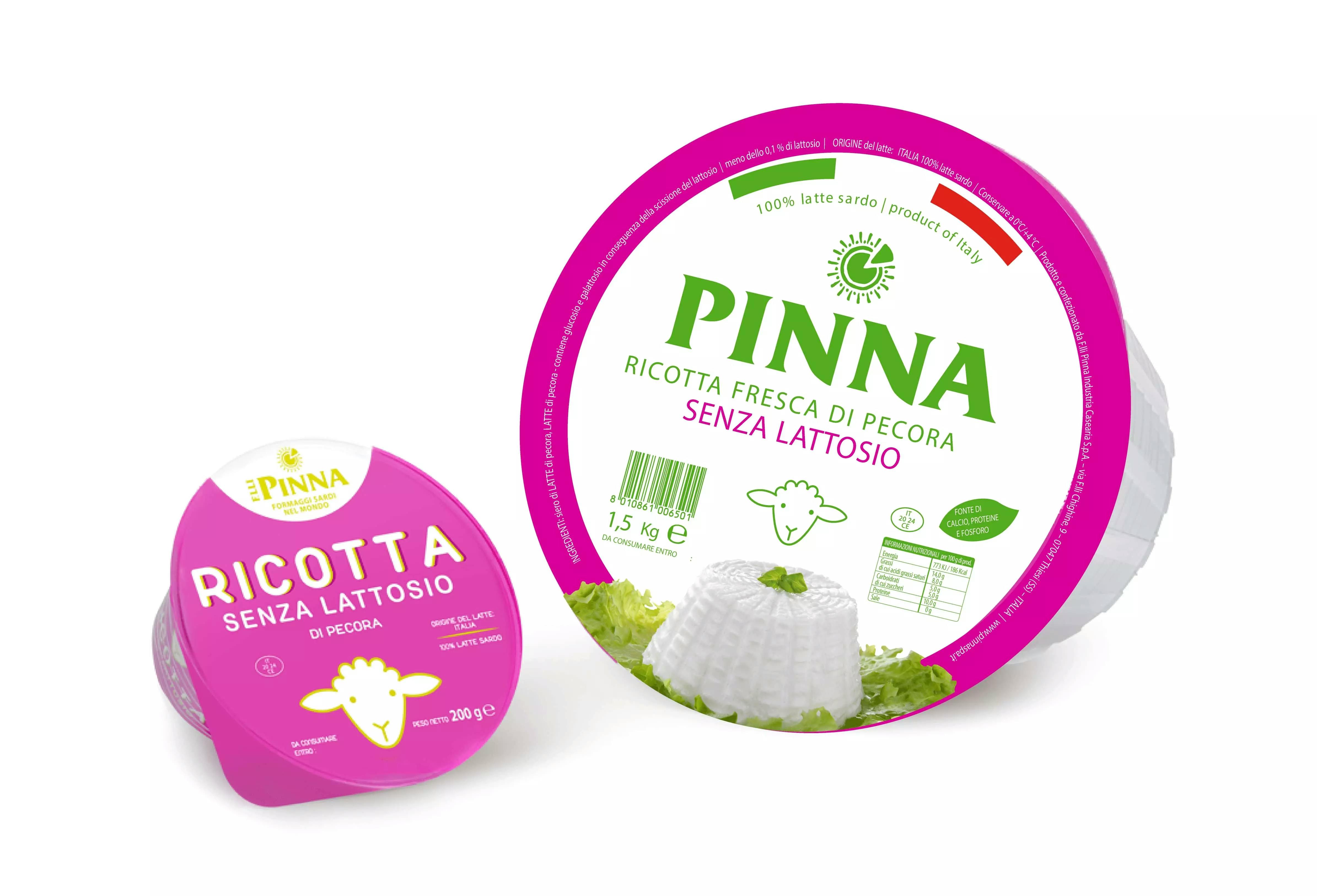 PINNA - Ricotta fresca senza lattosio