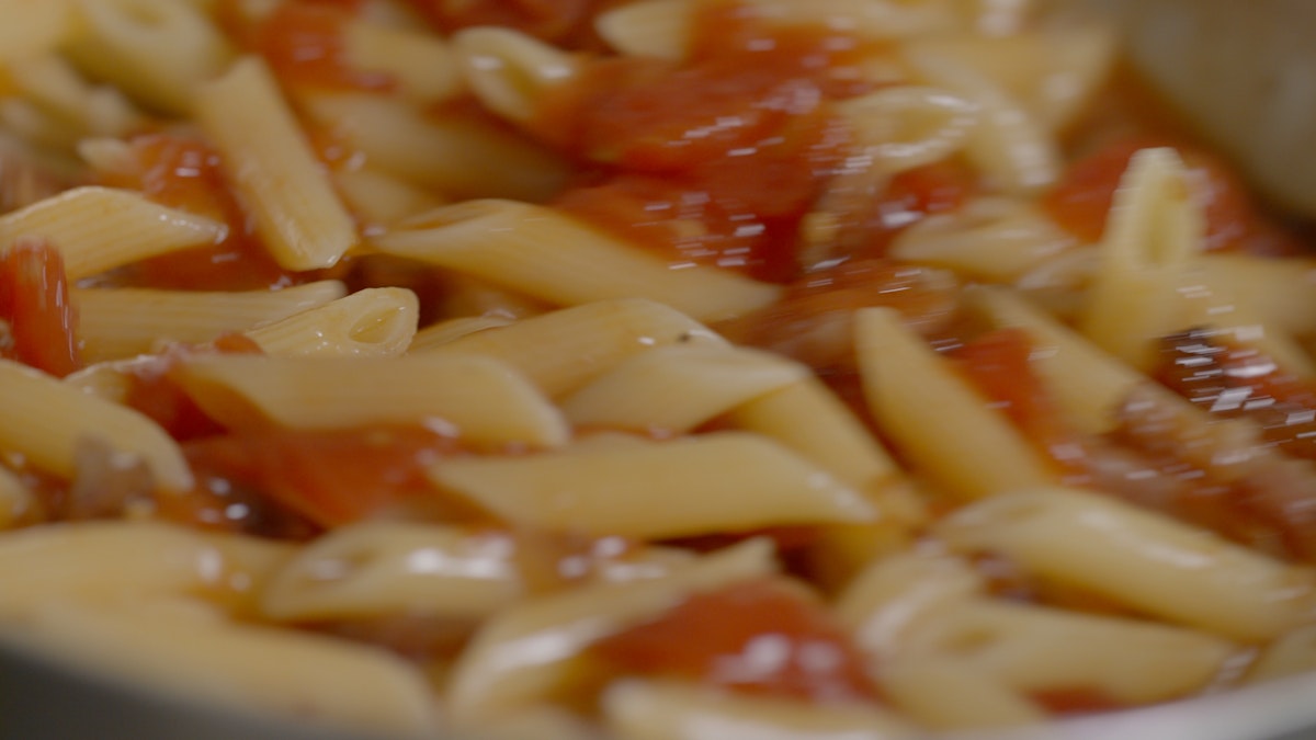Spaghetti all'Amatriciana Pinna Formaggi