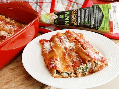 Cannelloni ricotta e spinaci