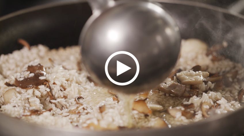 PINNA - Risotto ai funghi - Videoricetta